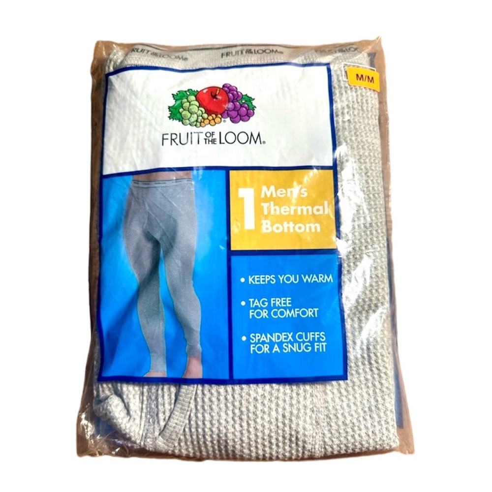Fruit of the loom men’s thermal bottom (medium)